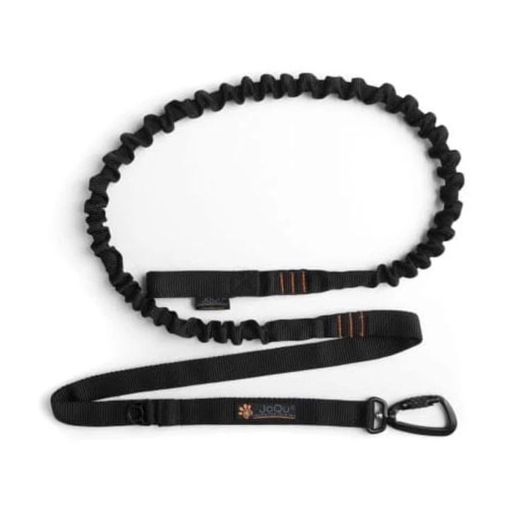 JOQU Canicross Rope Shock - lina z amortyzatorem dla psa, czarna