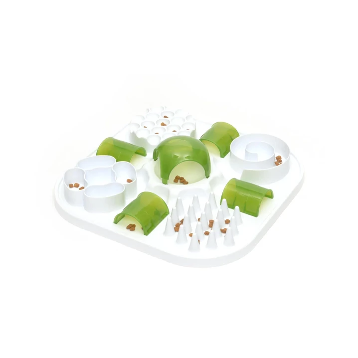 CATIT Senses Treat Puzzle - duża zabawka na karmę i smakołyki dla kota, aktywizująca i spowalniająca jedzenie - 3