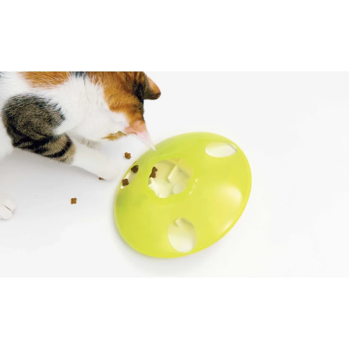 CATIT Senses Treat Spinner - interaktywny bączek, zabawka na karmę i smakołyki dla kota - 2