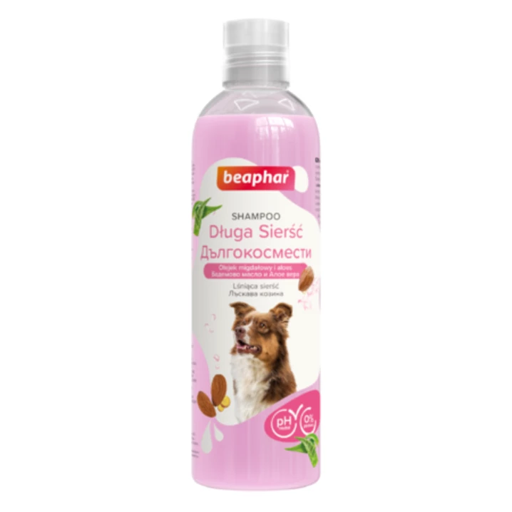 BEAPHAR shampoo długa sierść - szampon dla psa z olejkiem migdałowym i aloesem 250ml
