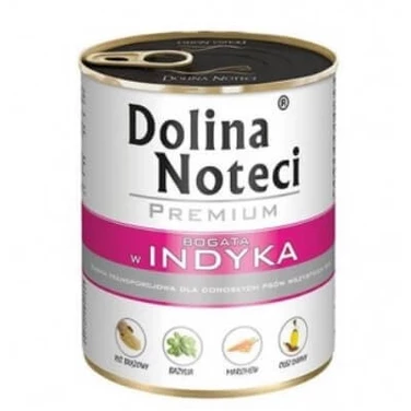 DOLINA NOTECI Premium - mokra karma dla psa bogata w indyka 800g