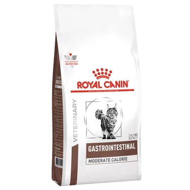ROYAL CANIN Gastro Intestinal Moderate Calorie - weterynaryjna, sucha karma dla kota z problemami  trawiennymi 400g