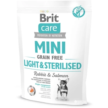 BRIT CARE Mini Light & Sterilised - sucha karma dla psów ras małych, sterylizowanych 