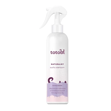 TOTOBI naturalny suchy szampon dla psów i kotów - natychmiastowe odświeżenie