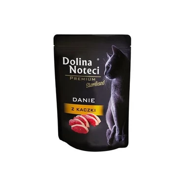 DOLINA NOTECI Premium Sterilised - bezzbożowa, mokra karma dla kota sterylizowanego, danie z kaczki 85 g