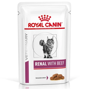ROYAL CANIN Renal - weterynaryjna, mokra karma dla kota z chorobami nerek, wołowina 85g