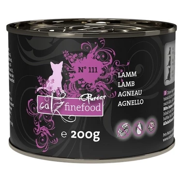 CATZ FINEFOOD Purrrr - bezzbożowa, monobiałkowa, mokra karma dla kota, jagnięcina 200 g