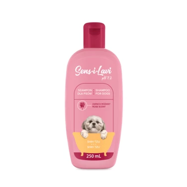 SENS-I-LAVI szampon dla psów rasy Shih Tzu - micelarny, o delikatnym różanym zapachu 250ml
