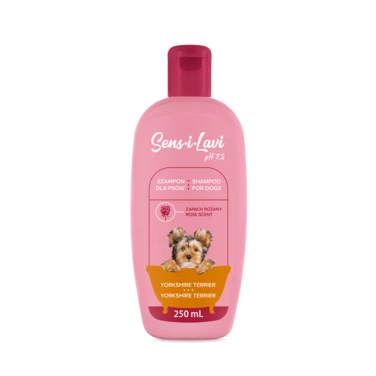SENS-I-LAVI szampon dla psów rasy Yorkshire Terier - micelarny, o delikatnym różanym zapachu 250ml