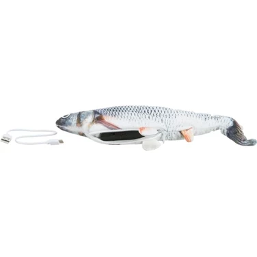 TRIXIE Wriggly Fish - podskakująca, pluszowa ryba dla kota 30cm - 6
