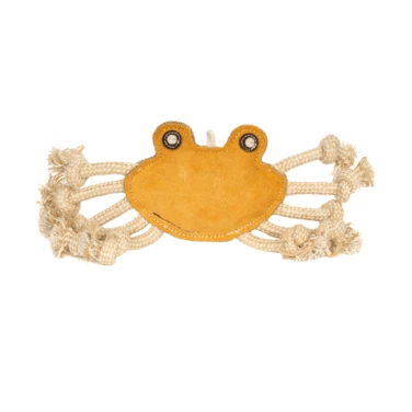 CHICO TREND krab - zabawka dla psa z wytrzymałej skóry i bawełnianego sznura