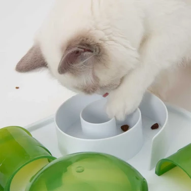 CATIT Senses Treat Puzzle - duża zabawka na karmę i smakołyki dla kota, aktywizująca i spowalniająca jedzenie - 2