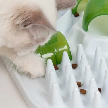 CATIT Senses Treat Puzzle - duża zabawka na karmę i smakołyki dla kota, aktywizująca i spowalniająca jedzenie - 8