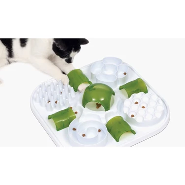 CATIT Senses Treat Puzzle - duża zabawka na karmę i smakołyki dla kota, aktywizująca i spowalniająca jedzenie - 6