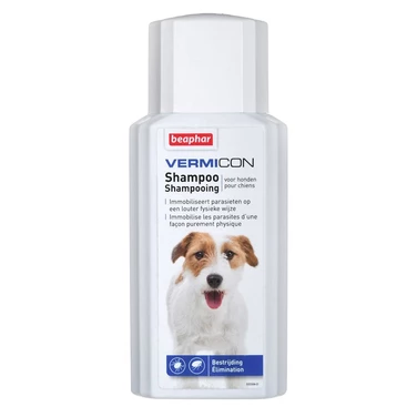 BEAPHAR VERMICON szampon przeciwko pchłom i kleszczom dla psów, skuteczny i łagodny 250 ml