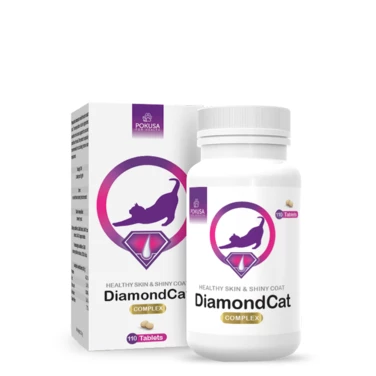 POKUSA DiamondCat - preparat wspomagający kondycję skóry i sierści u kotów 110 tabletek