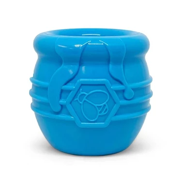 SODA PUP Honey Pot - zabawka garnuszek dla psa do wypełniania jedzeniem, niebieska