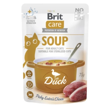 Brit Care Cat Soup - zupka dla kota z kaczką 75g