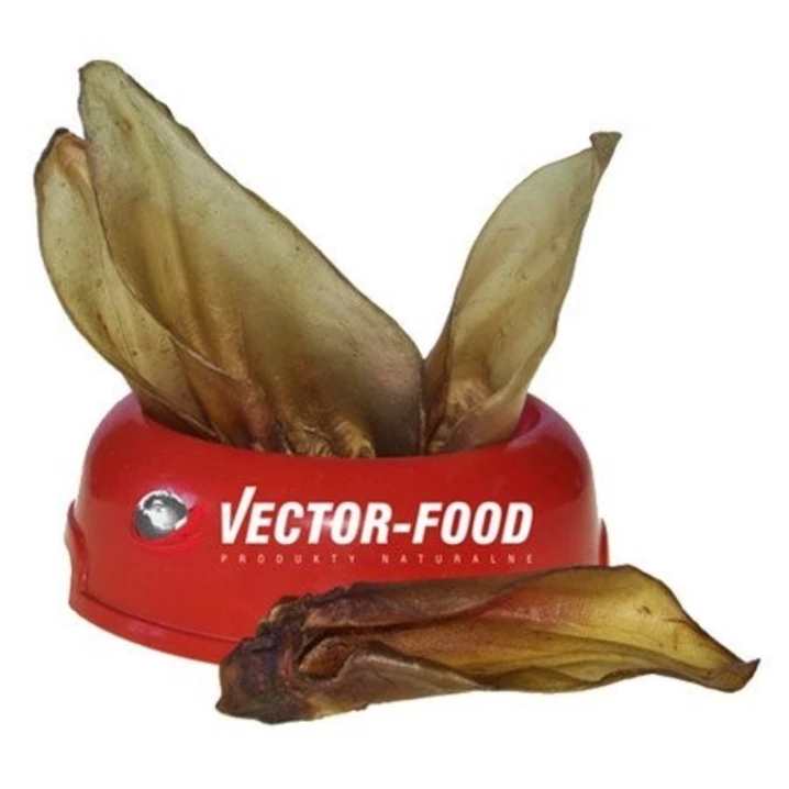 VECTOR-FOOD uszy wołowe - naturalne gryzaki dla psów 10 szt.