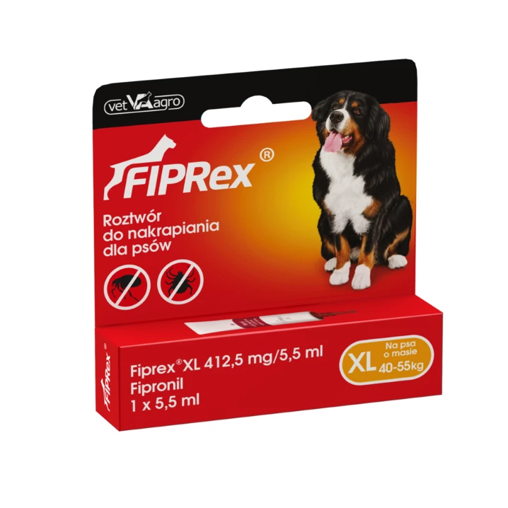 FIPREX krople przeciwko pchłom i kleszczom dla psów od 2 do 55 kg - 2