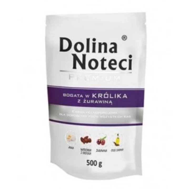 DOLINA NOTECI Premium - mokra karma dla psa bogata w królika 500 g