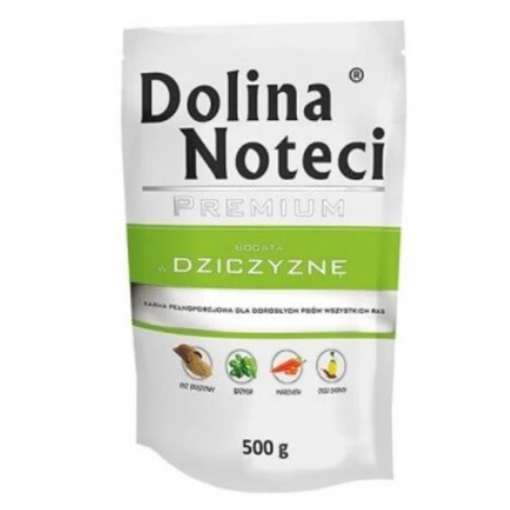 DOLINA NOTECI Premium - mokra karma dla psa bogata w dziczyznę 500 g