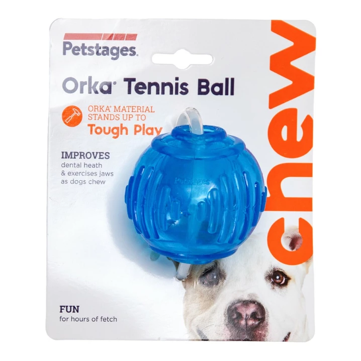 PETSTAGES Orka - piłka z niezwykle miękkiej i wytrzymałej gumy - uwielbiana przez psy! 6,5 cm - 6