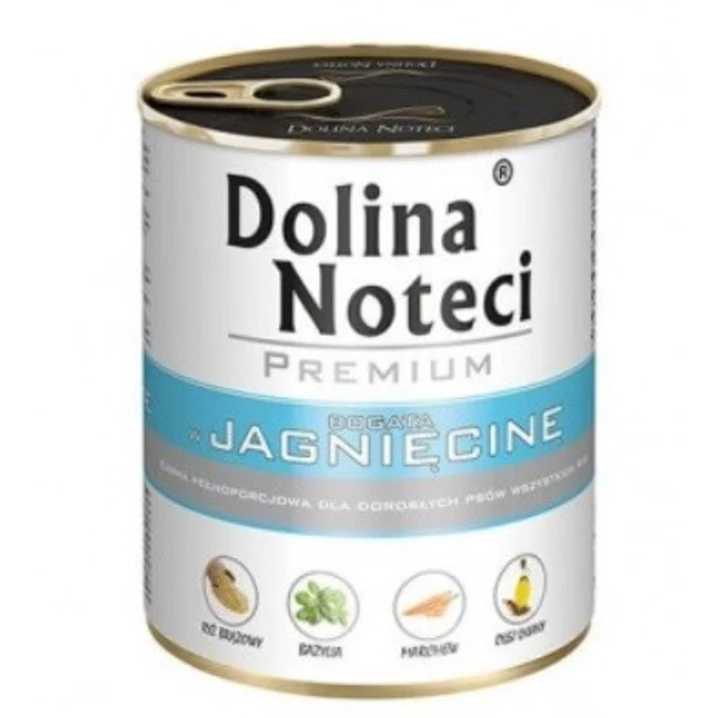 DOLINA NOTECI Premium - mokra karma dla psa bogata w jagnięcinę 800g