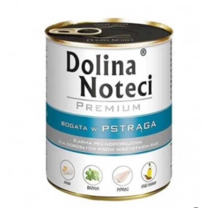 DOLINA NOTECI Premium - mokra karma dla psa bogata w pstrąga 800g