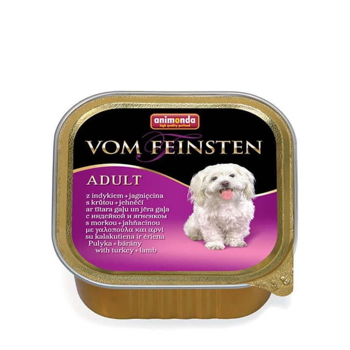 ANIMONDA Vom Feinsten Classic - pasztecik dla psów dorosłych z indykiem i jagnięciną 150 g