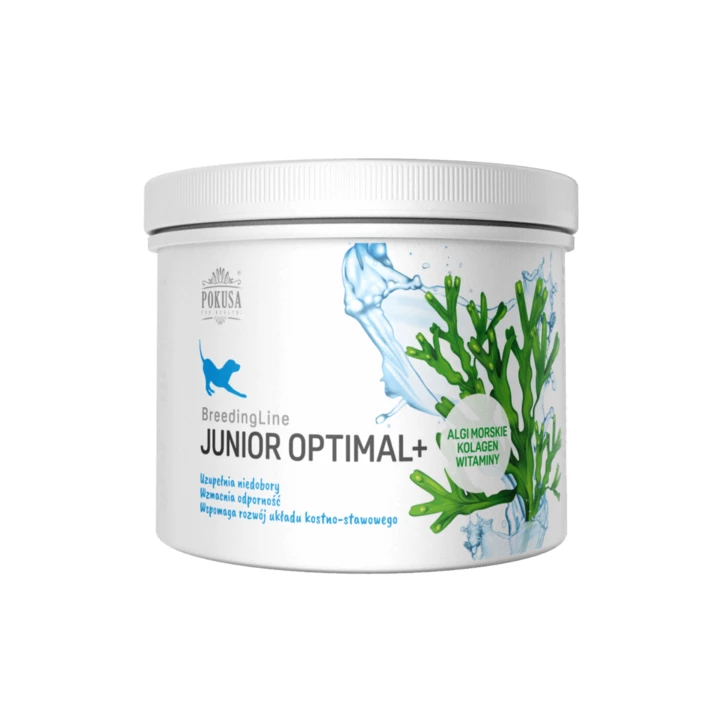 POKUSA Junior Optimal + - preparat dla młodych psów z algami, minerałami i kolagenem 300g