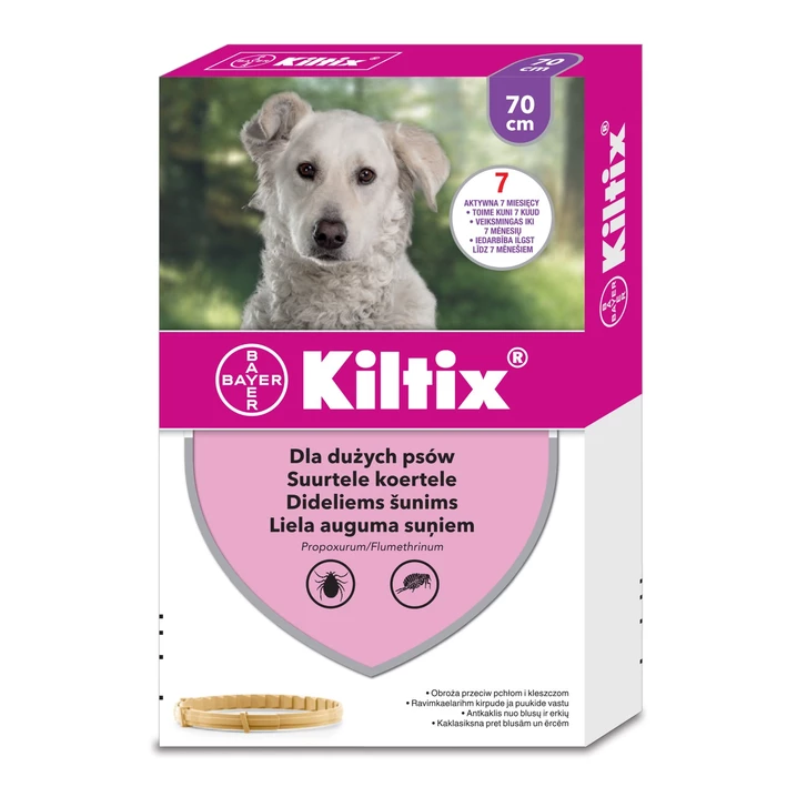 KILTIX - obroża przeciwko pchłom i kleszczom dla psów - 3