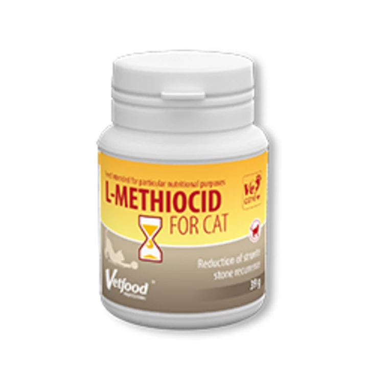 VETFOOD L-Methiocid for Cat - preparat zakwaszający mocz dla kotów 39 g