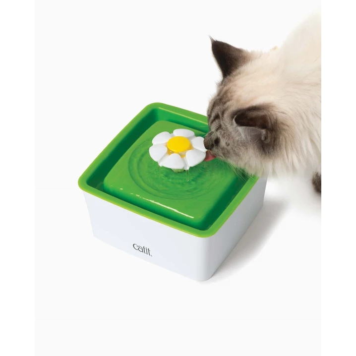 CATIT Senses Mini Flower - mała fontanna dla kotów z regulacją strumienia wody 1,5 l