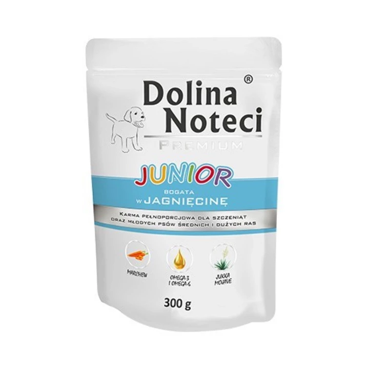 DOLINA NOTECI Premium Junior - mokra karma dla szczeniąt z jagnięciną 300 g