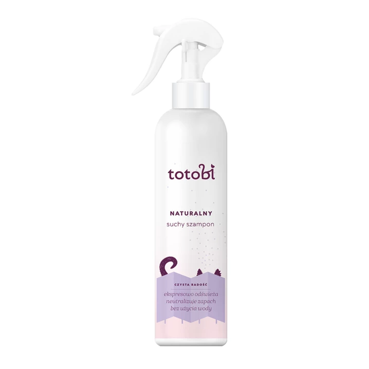 TOTOBI naturalny suchy szampon dla psów i kotów - natychmiastowe odświeżenie