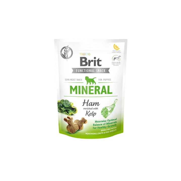 BRIT Functional Snack Mineral - przysmaczki dla szczeniąt z szynką i algami 150 g