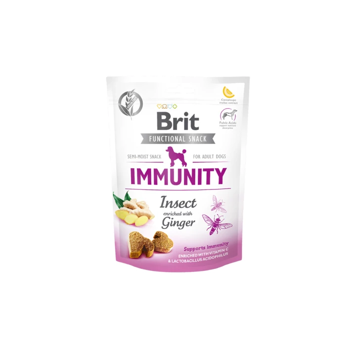 BRIT Functional Snack Immunity - przysmaczki dla psów z białkiem z insektów i imbirem 150 g