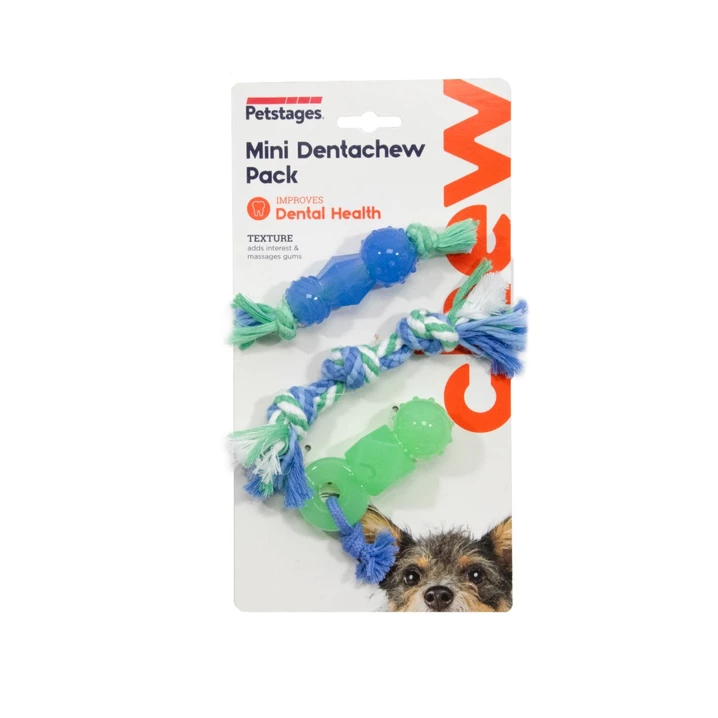 PETSTAGES mini dentachew pack - zestaw 3 małych gryzaków dla małego psa i szczeniąt - 2