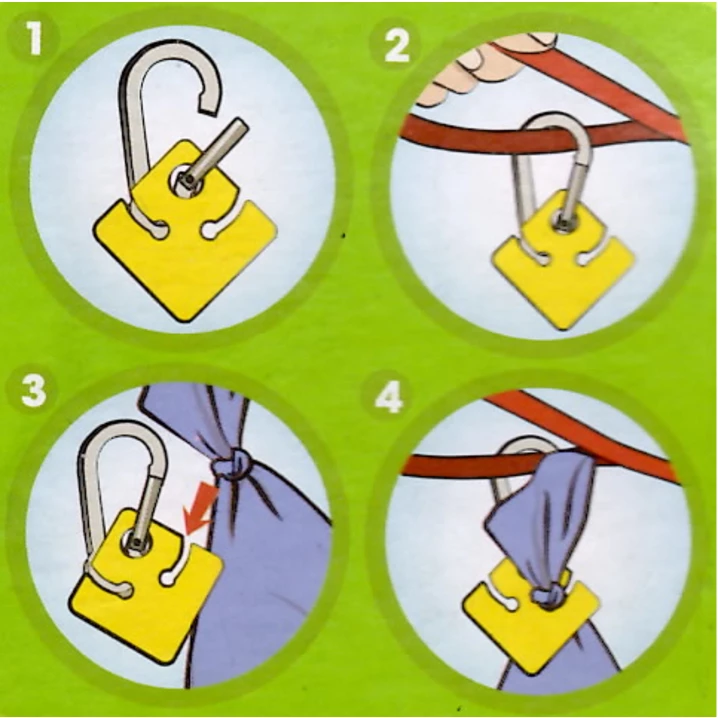 BAGS ON BOARD - plastikowe etui na woreczki z karabińczykiem + 2 rolki woreczków 30 szt., niebieskie - 2