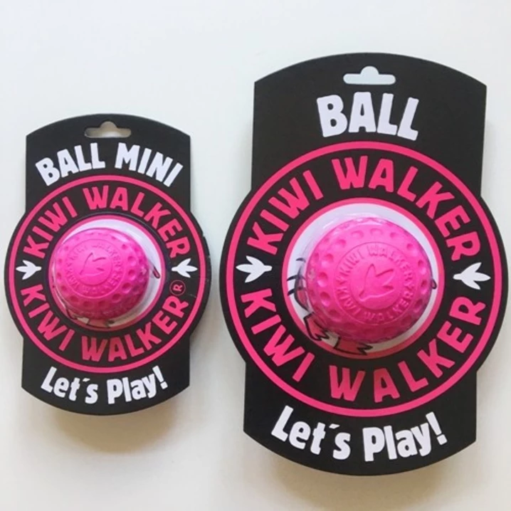 KIWI WALKER Ball - pływająca piłka dla psa, różowa - 3