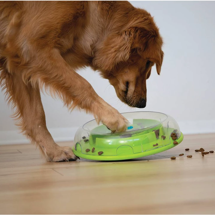 OUTWARD HOUND Nina Ottosson Wobble Bowl - zabawka interaktywna, łamigłówka dla psa, poziom 1 - 2