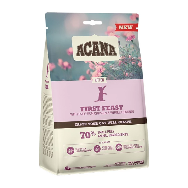 ACANA First Feast Kitten - sucha karma dla kociąt, kurczak, indyk, śledź 340g