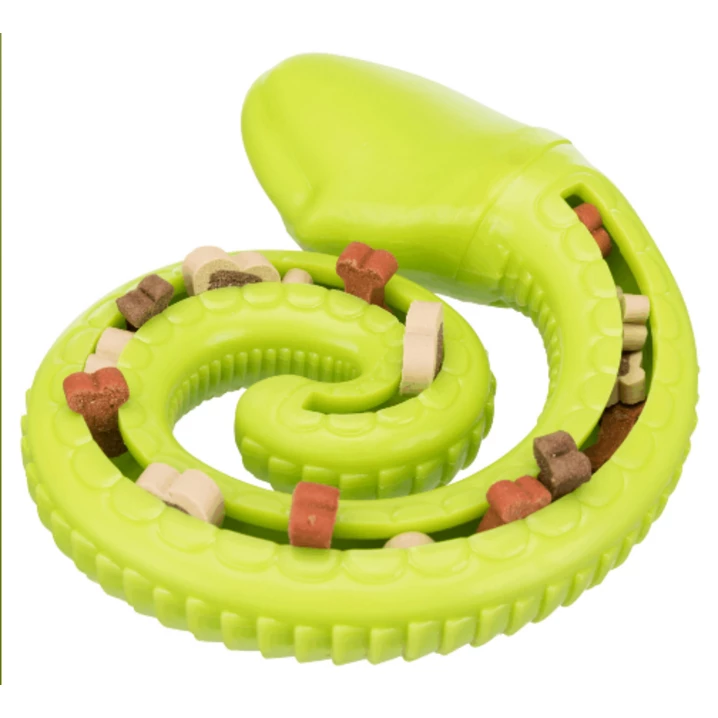 TRIXIE Snack-Snake - zabawka wąż na przysmaki z miękkiej gumy - 3