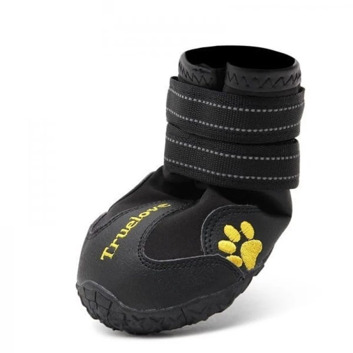 TRUELOVE Travel - buty trekkingowe dla psa, czarne 4 sztuki - 2