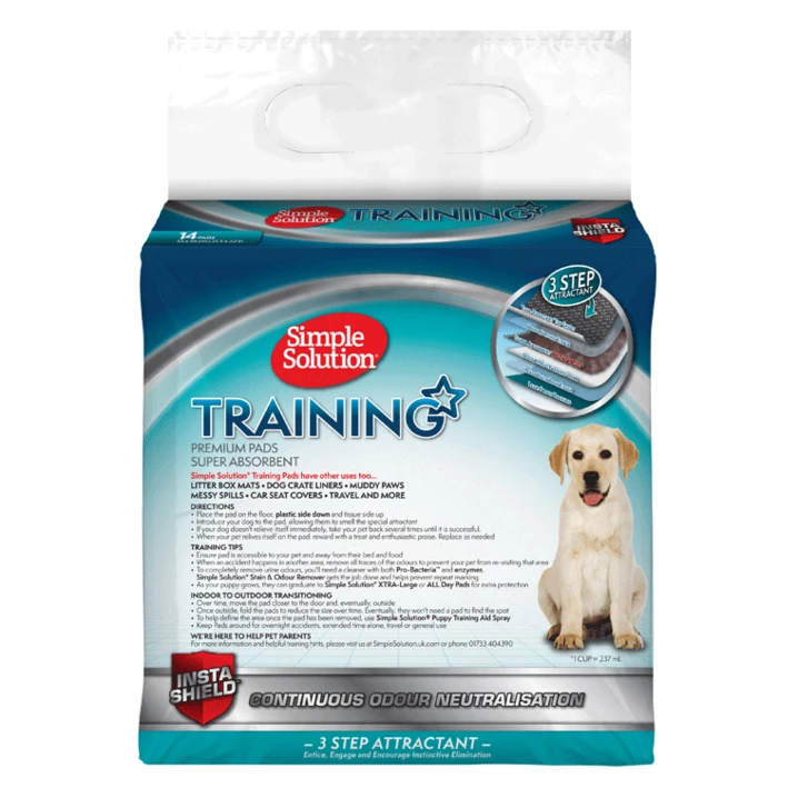 SIMPLE SOLUTION Puppy Training Pads -  chłonne podkłady higieniczne dla szczeniąt 14 szt. - 2