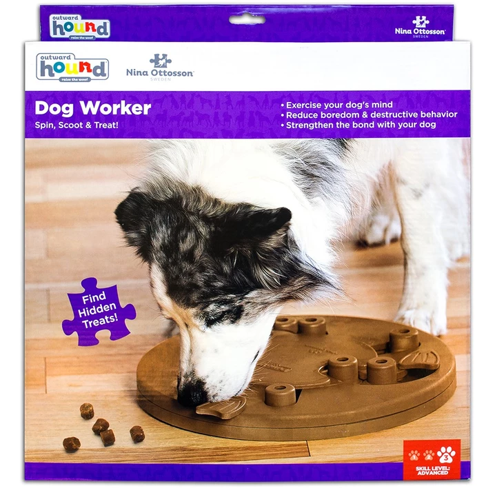 OUTWARD HOUND Nina Ottosson Dog Worker Composite - zabawka interaktywna, łamigłówka dla psa, poziom 3 - 3