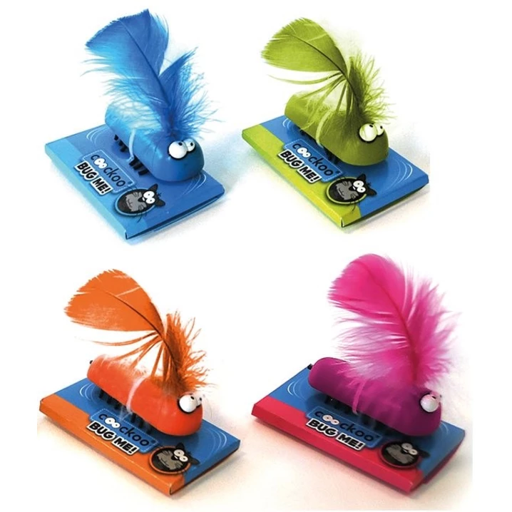 COOCKOO Bug Me! - interaktywna zabawka dla kota, chodzący robaczek 4 kolory - 5