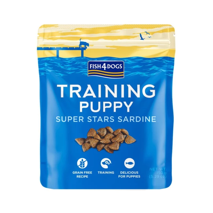 FISH4DOG training puppy super stars sardine - przysmaki dla szczeniąt z sardynką 150g