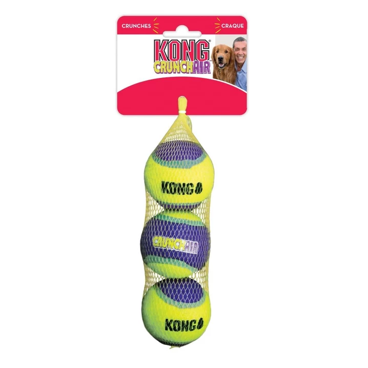 KONG® Crunchair - chrupiąca, wytrzymała piłka dla psa, zestaw 3 sztuk - 2